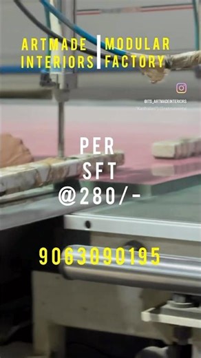 !!MODULAR FACTORY!! PER SFT 280/- #viralvideo #interiordesign #kitchen #ikea