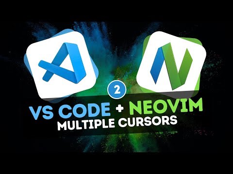 VS Code + Neovim | Multiple Cursors #2 - Keyboard shortcuts