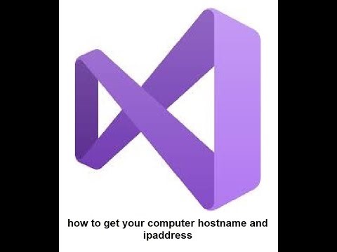 how to get your computer hostname and ipaddress in vb.net