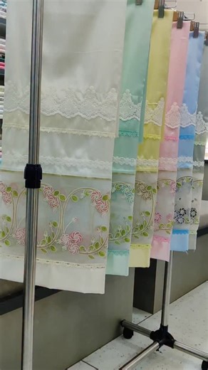 The Clothing Palette🕊️ on Instagram: "Pastel delight 🤍💚💛🩷🩵🩶 Imported royal silk fabric.... Beautiful net insertion panel, cutwork imported lace and other gpo sequin lacing.... Price - 1500/- *No exchange* *No return* Note - Colour may slightly change due to lightening effect. Shipping🆓️ #rida #ridaboutique #dawoodi_bohra_worldwide #bohraapparel #bohracommunity"