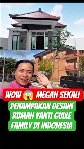 The appearance of the Yanti Guixe family's house in Indonesia #yantiguixefamily #newhouse