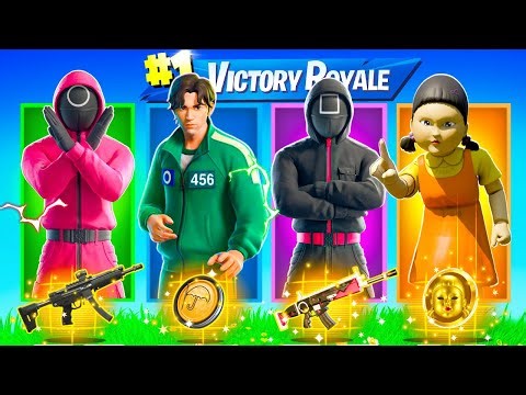 The RANDOM SQUID GAME Boss Challenge in Fortnite