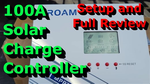 Watch 100A MPPT Solar Charge Controller - Setup & Full Review on Amazon Live