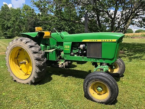 1968 John Deere 2510 Diesel with 2200 Hours Sold on Northeast Ohio Farm Auction