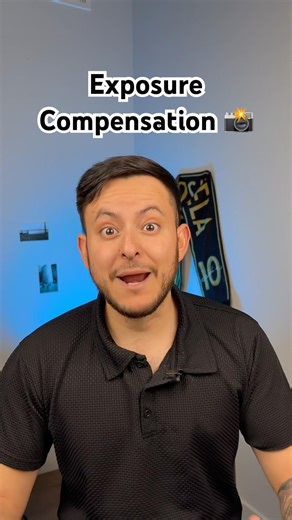 What is Exposure Compensation in photography? 🤔 #photography #exposure #camera #learn #light