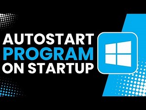 Autostart a Program on Startup in Windows 11