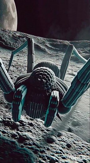 moon pe alien spider #alien #spider #moon #youtubeshorts #youtube #foryou #cartoon #animation