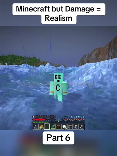 Minecraft Experience Enhanced with Realistic Damage