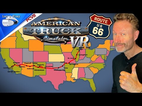 American Truck Simulator : Update 1.58 : Route 66 Rework : PCVR : Live Lets Play : deutsch