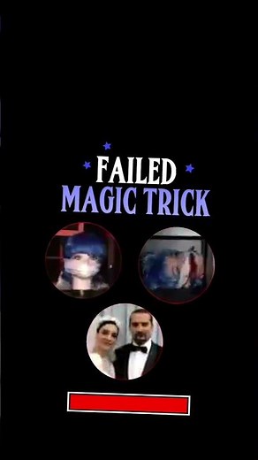 FAILED MAGIC TRICK #shorts #magic #tricks #mystery #creepypasta #horror #scary #kill #show