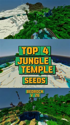 🔥 4 Best Jungle Temple Seeds in Minecraft Bedrock 26