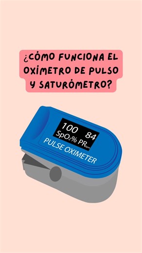 Cómo usar un oxímetro de pulso y saturómetro