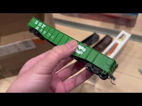 Tons of new HO Scale hopper and freight cars I got on 1/10/2026 for the Golden Empire Model Railroad