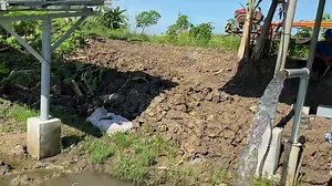 3hp submersible pump powered by solar installed at Pintor Gamu Isabela Unlimited water for your farm! Got existing electric submersible pump? We do convert it to solar | Suntech Power Solutions