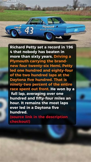He Set a Daytona Record in 1964 Nobody Has Broken Since #shorts #car #automobile