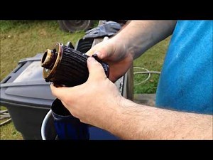 Oil filter cut open full of sludge