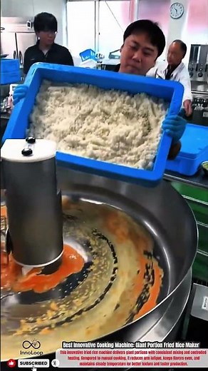 Best Innovative Cooking Machine: Giant Portion Fried Rice Maker