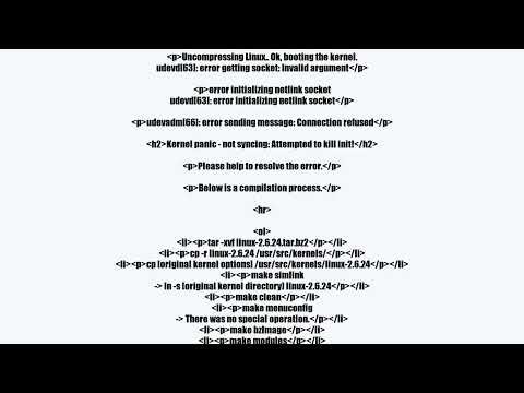 linux kernel compile error....udevd[63]: error getting socket