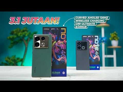 Curved AMOLED 120Hz, 70W Fast Charging & OIS! Unboxing Infinix NOTE 40 Pro!