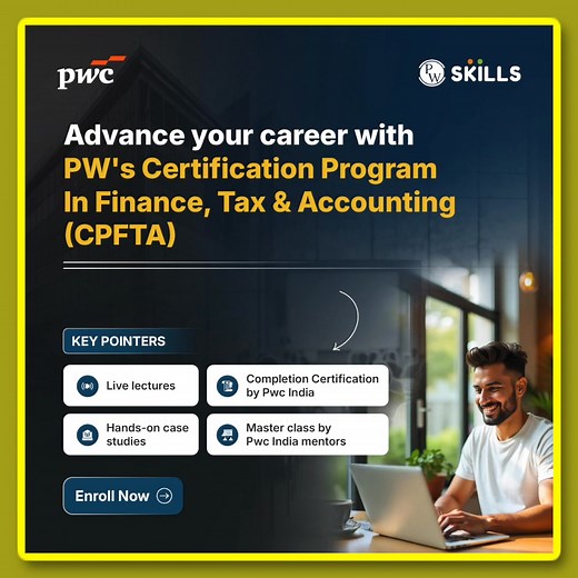 230K views · 3.2K reactions | Want to upgrade your finance skills? Learn Finance, Tax, GST, and Accounting in just 4 months with PwC India Certified Training.  Live & Recorded Classes  Real Case Studies by PwC Experts  Hands-on Training with Excel & ZOHO Upskill now and stand out in your career journey! | PW Skills | Facebook