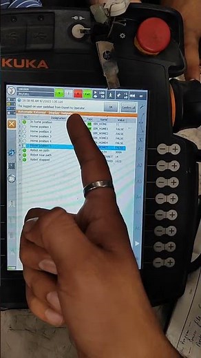 Kuka Robot - Digital Input/Output status