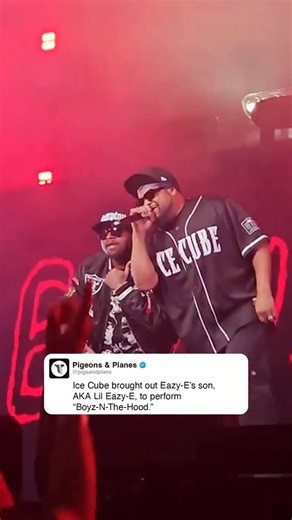 During his show in Seattle, Ice Cube brought out Lil Eazy-E, AKA Eazy-E’s son, to perform “Boyz-In-The-Hood.” | Pigeons and Planes