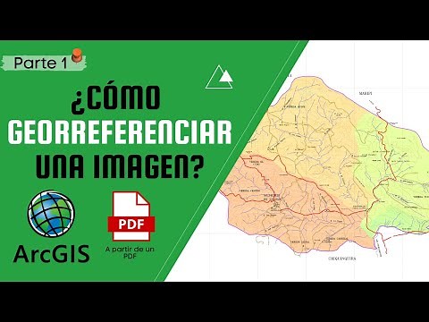¿Cómo georreferenciar una imagen en ArcGIS? - A partir de un PDF | Parte 1📌