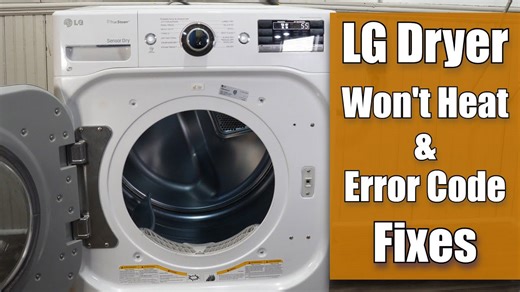 LG dryer not heating - how to test and fix