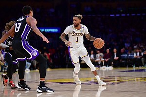 D’Angelo Russell’s girlfriend Laura Ivaniukas highlights son Riley’s basketball potential hours after Lakers trade veteran guard