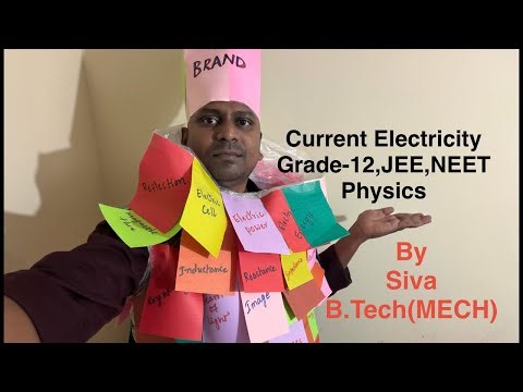 Electric current/Grade-12/JEE/NEET/Physics