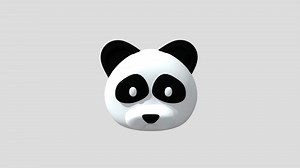 Panda Head - Download Free 3D model by david.pow.m