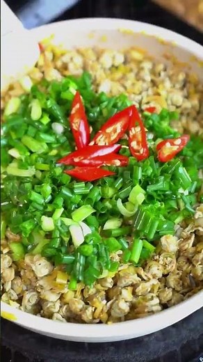 Hến xào sả ớt thơm ngon chuẩn bài