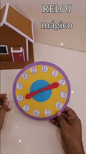 Magic clock with recycled materials #crafts
