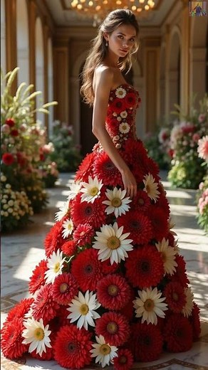 Gorgeous Flower Design Dresses for Girls