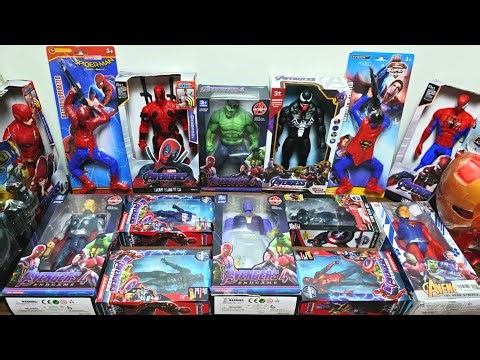 AVENGERS TOYS/Action Figures/Unboxing/Cheap Price/Venom Thor, Spider-Man, Hulk, Captain America/Toys