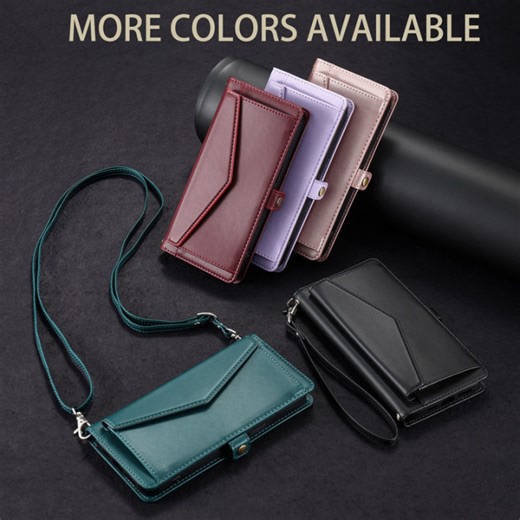 Wallet Case for Samsung Galaxy S22 S21 S20 Ultra Plus FE Multiple Cards Luxury Leather FlipPhone Wrist Lanyard Strap Durable Phone Protective Cover | Lazada