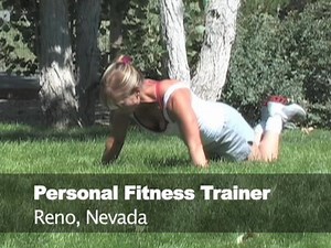 Half Push-Ups with Reno Persoanl Trainer Clifta Coulter Perez