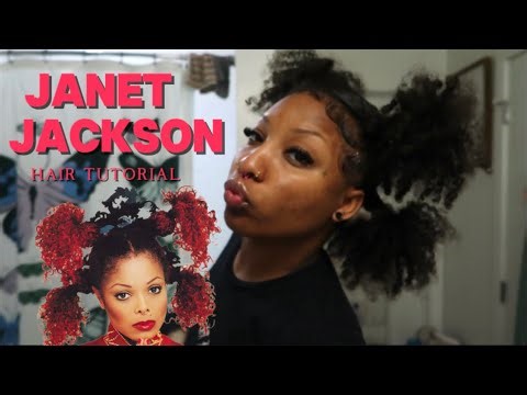JANET JACKSON HAIR TUTORIAL