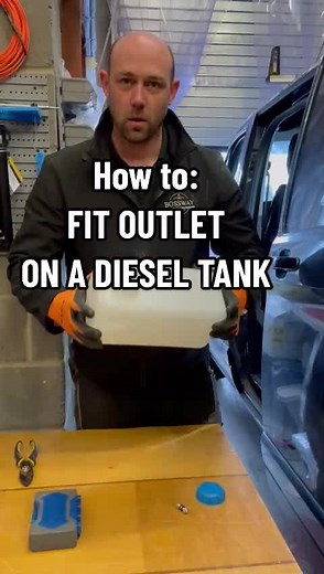 How to fit diesel tank outlet for your diesel heater. Diesel heater fuel tank preparation. #dieselheater #dieselheaterinstallation #dieselheaterfix