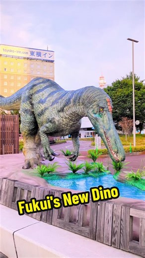 The 10-meters-long Suchomimus tenerensis completes Fukui’s “Dinosaur Area Expansion Project,