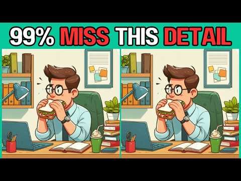 【Spot the difference】90 Second Difference Challenge — Can You Find All 3? | BRAIN SCAN