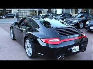 2010 Porsche 911 Carrera 4S Coupe PDK Black on Black full leather Certified for sale Beverly Hills
