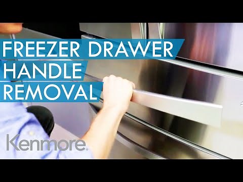 How to Remove Freezer Drawer Handles