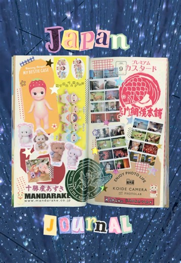 Creative Japan Journal Spreads for Travel Memories