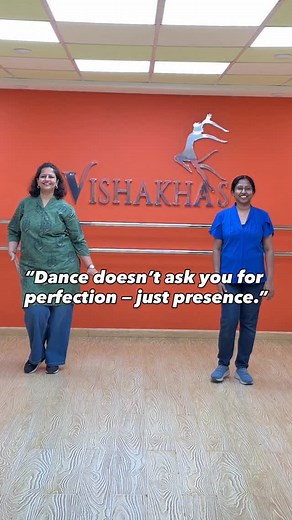 139K views · 11K reactions | “Dance doesn’t ask you for perfection — just presence. Show up. Breathe. Move. That’s enough.” Welcome to my classroom +971505021710 #dance #dancetoexpress #vishakhasdance | Vishakha's : A Dance and Music Training Institute | Facebook