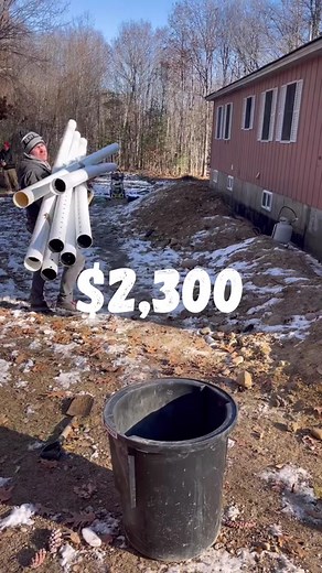 How to install french drain and gutter drain. The price you see if for the material cost of everything you see. We also used waterstop membrane to waterproof the foundation. #construction #homerenovation