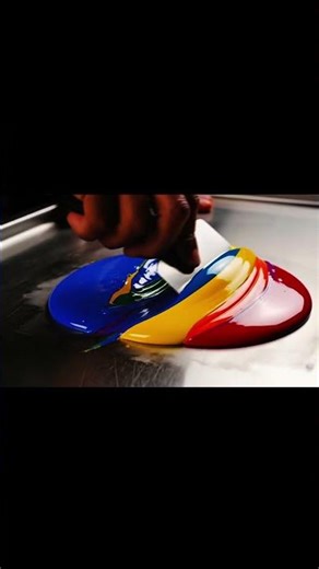 Colors collide, swirl, and blend 😍✨