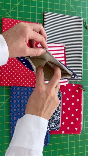 Zipper Pouch Sewing Pattern 7 Sizes, PDF Sew Tutorial, Zippered Purse With 2 Pockets Inside, DIY Small Travel Bag, Pattern With Templates - Etsy