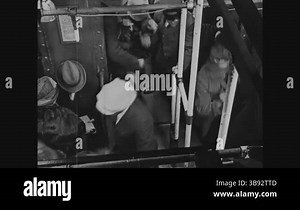 USA - 1924 - In this silent comedy, a clumsy woman (Gloria Swanson) leaves a subway and a man works as an auto mechanic Stock Video Footage - Alamy