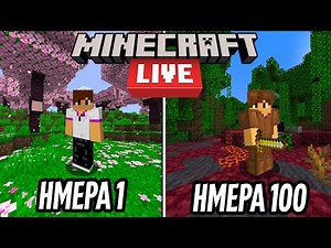 Πέρασα 100 Μέρες στο Minecraft 1.21 Live!